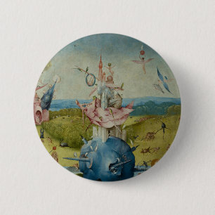 Badge Rond 5 Cm Le jardin des plaisirs terrestres