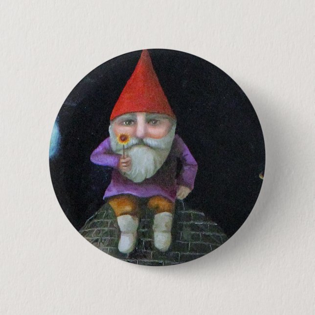 Badge Rond 5 Cm Le jardinier (Devant)