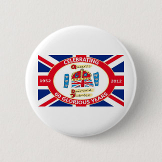 Badge Rond 5 Cm Le jubilé de diamant de la Reine