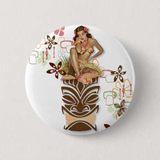 Badge Rond 5 Cm Le kitsch BItsch : Hanches de danse polynésienne !