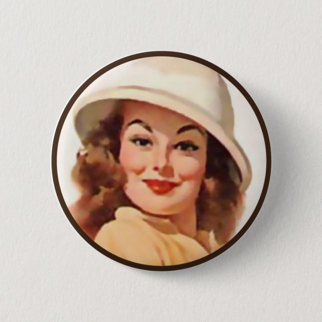 Badge Rond 5 Cm Le kitsch BItsch : Portraits Pin- (Devant)