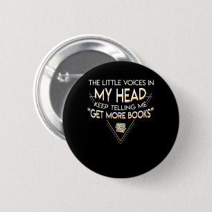 Badge Rond 5 Cm Le livre de lecture m'indiquant obtiennent plus de