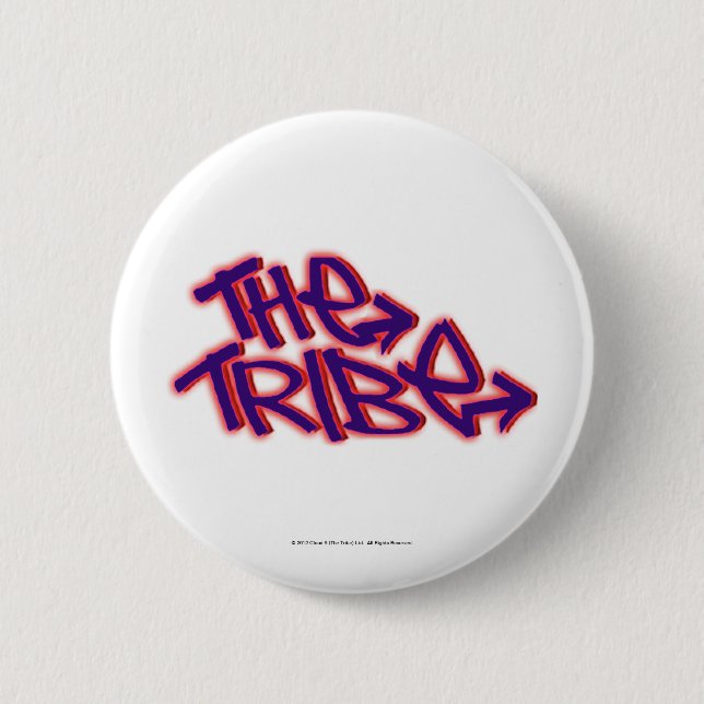 Badge Rond 5 Cm Le logo de fonctionnaire de tribu (Devant)