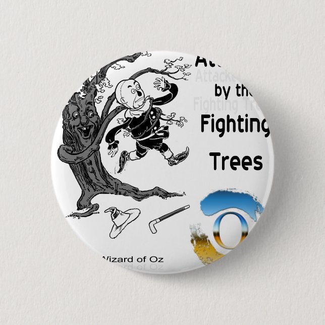 Badge Rond 5 Cm Le magicien d'Oz (Devant)