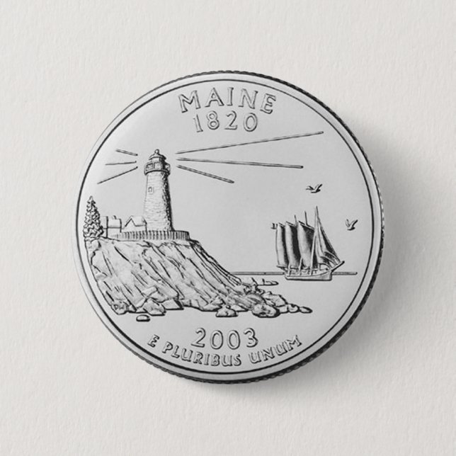 Badge Rond 5 Cm Le Maine (Devant)