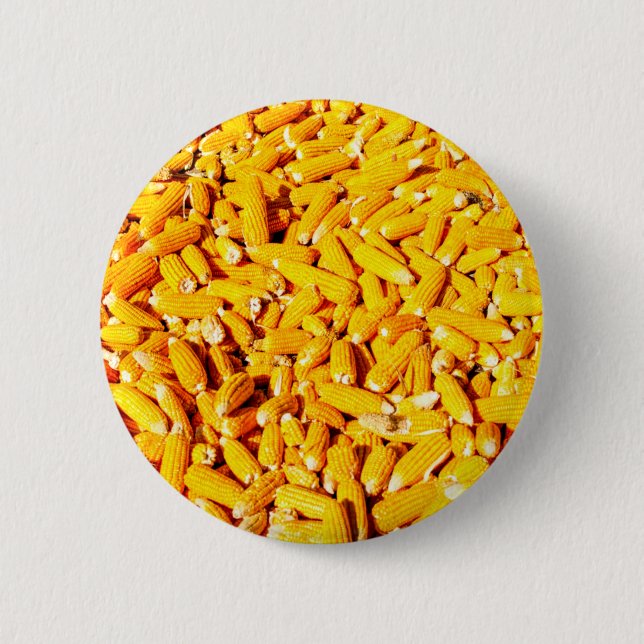 Badge Rond 5 Cm Le maïs sur la plaque (Devant)