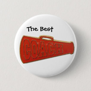 Badge Rond 5 Cm Le meilleur bouton d'entraîneur