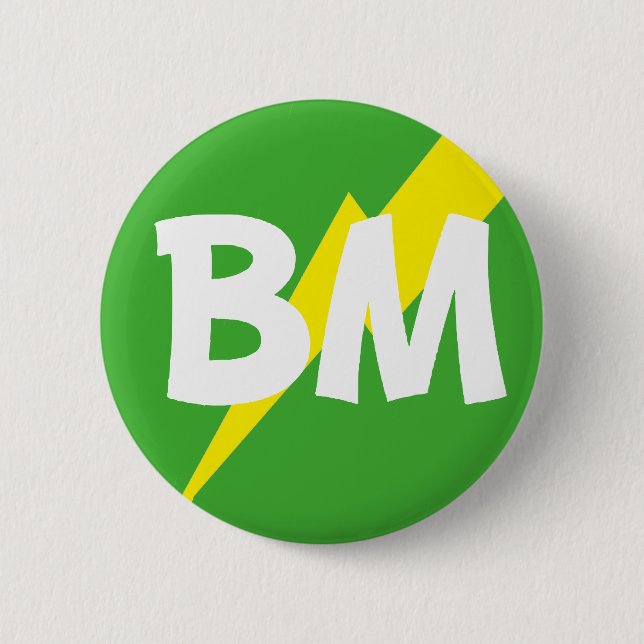 Badge Rond 5 Cm Le meilleur bouton d'homme (Devant)