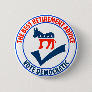 Badge Rond 5 Cm Le meilleur conseil de retraite