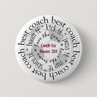 Badge Rond 5 Cm le meilleur entraîneur