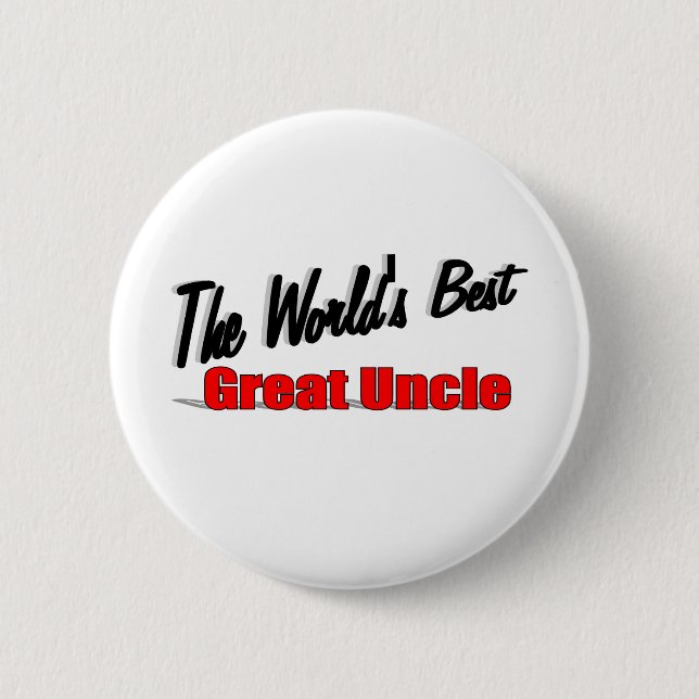 Badge Rond 5 Cm Le meilleur grand oncle du monde (Devant)