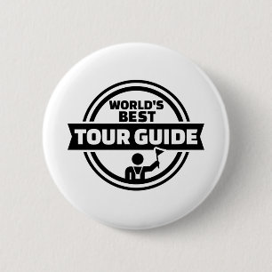 Badge Rond 5 Cm Le meilleur guide touristique du monde