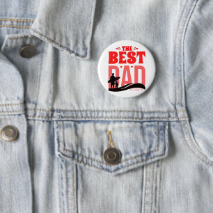 Badge Rond 5 Cm Le Meilleur Papa du Monde
