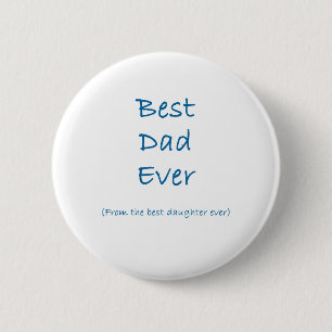 Badge Rond 5 Cm Le meilleur papa jamais