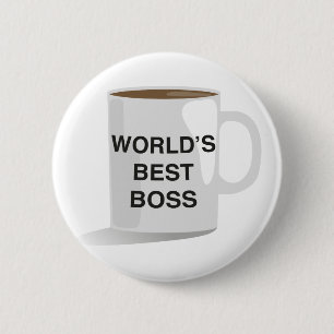 Badge Rond 5 Cm Le meilleur patron du monde