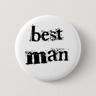 Badge Rond 5 Cm Le meilleur texte de noir d'homme