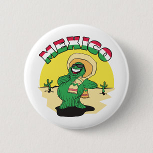 Badge Rond 5 Cm Le Mexique drôle