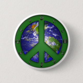 Badge Rond 5 Cm Le monde animal coexistent