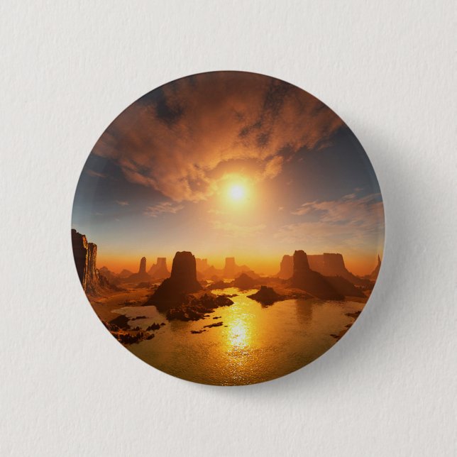 Badge Rond 5 Cm Le monde d'Uknown (Devant)