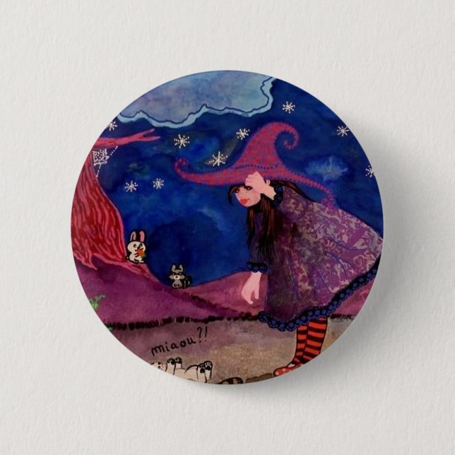 Badge Rond 5 Cm le mondede pit (Devant)