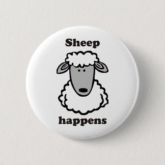 Badge Rond 5 Cm Le mouton se produit