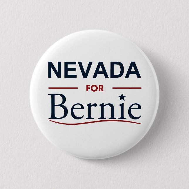 Badge Rond 5 Cm Le Nevada pour Bernie (Devant)