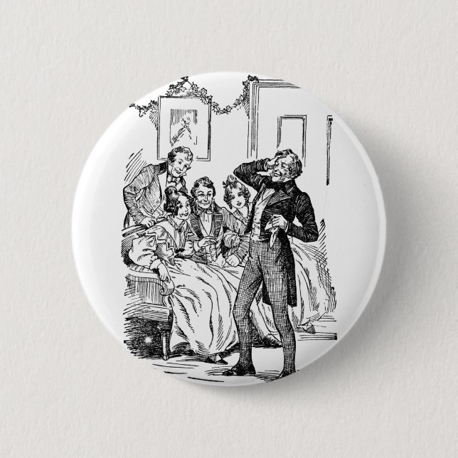 Badge Rond 5 Cm Le neveu du grippe-sou (Devant)