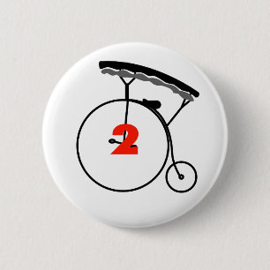 Badge Rond 5 Cm Le nouveau numéro 2