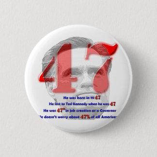 Badge Rond 5 Cm Le numéro 47