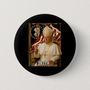Badge Rond 5 Cm Le Pape Trump Drôle Le Président Trump Veut Être L