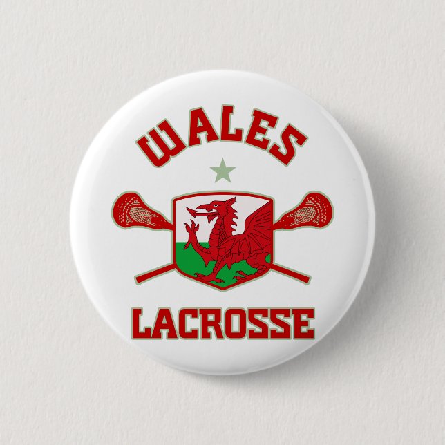 Badge Rond 5 Cm Le Pays de Galles (Devant)