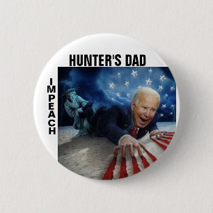 Badge Rond 5 Cm Le père de Hunter's
