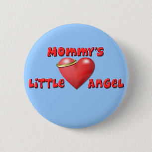 Badge Rond 5 Cm Le petit ange de maman
