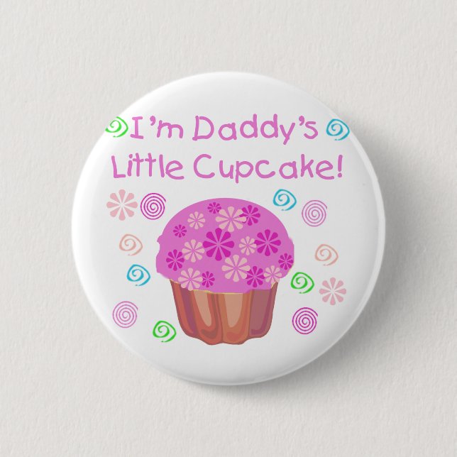 Badge Rond 5 Cm Le petit gâteau du papa (Devant)
