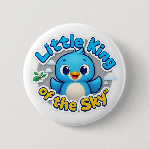 Badge Rond 5 Cm Le petit roi du ciel