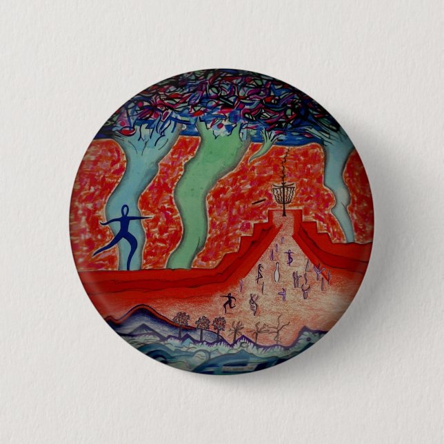 Badge Rond 5 Cm Le Pin (Devant)