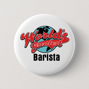 Badge Rond 5 Cm Le plus grand barman des mondes