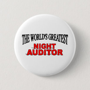 Badge Rond 5 Cm Le plus grand commissaire aux comptes de la nuit