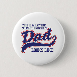 Badge Rond 5 Cm Le plus grand papa du monde