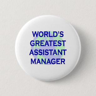 Badge Rond 5 Cm Le plus grand sous-directeur du monde