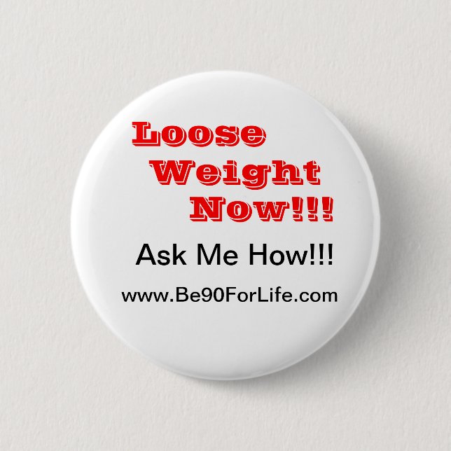 Badge Rond 5 Cm Le poids perdent l'eau (Devant)