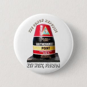 Badge Rond 5 Cm Le point le plus le plus au sud