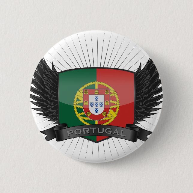 BADGE ROND 5 CM LE PORTUGAL (Devant)