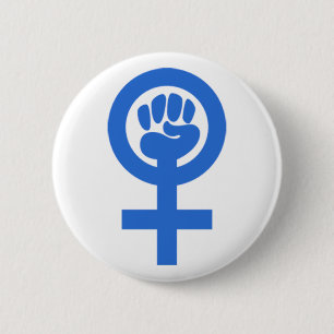 Badge Rond 5 Cm Le pouvoir des femmes
