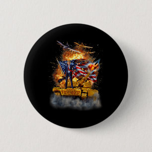 Badge Rond 5 Cm , le président américain Donald Trump Epic