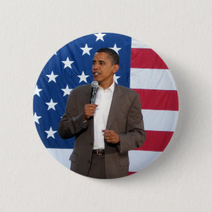 Badge Rond 5 Cm Le Président Barack Obama