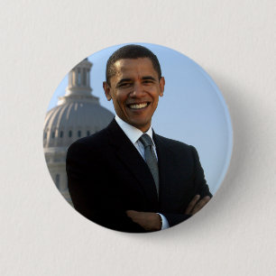 Badge Rond 5 Cm Le Président Barack Obama