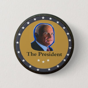 Badge Rond 5 Cm Le président : John McCain