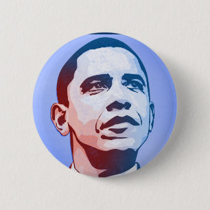 Badge Rond 5 Cm Le Président Obama, changement est maintenant