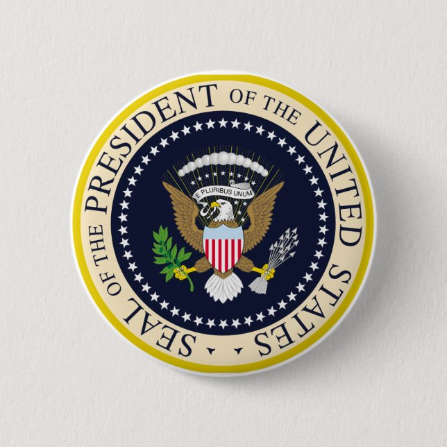 Badge Rond 5 Cm Le Président Obama Inauguration Keepsake (Devant)